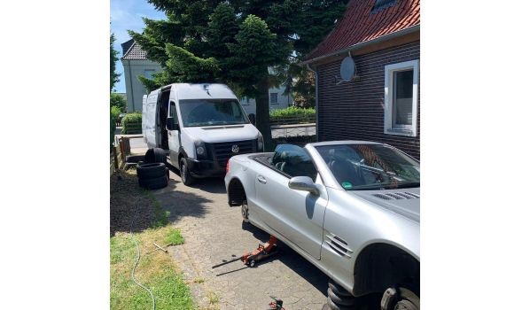 24983 Handewitt, serviciu mobil de vulcanizare – schimbare de anvelope în fața unei locuințe