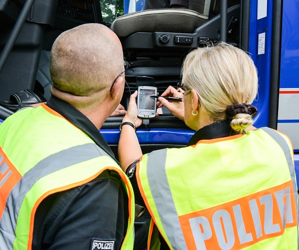 Support during truck inspections by police, customs or BAG in Germany