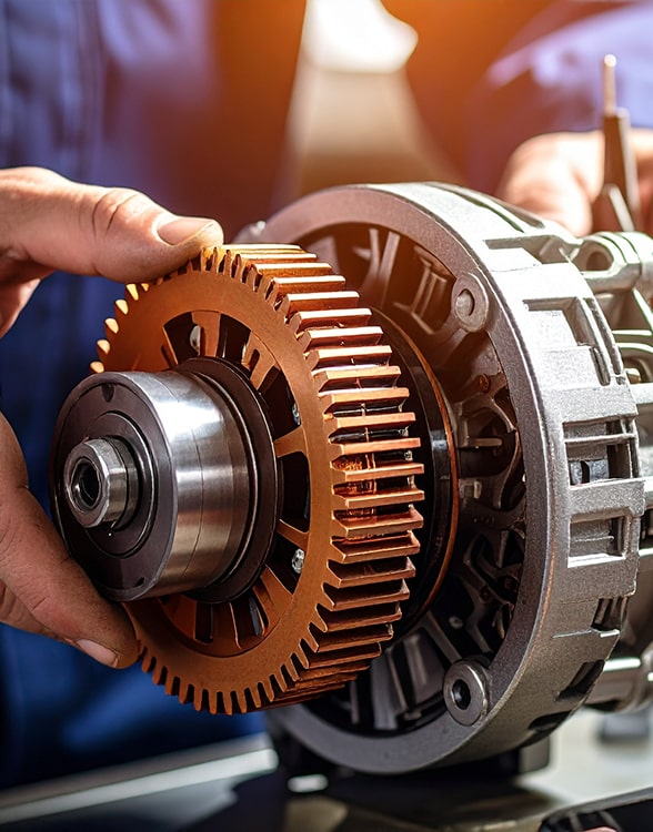 Reparația și înlocuirea alternatorului camionului în Germania