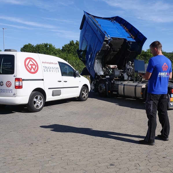 Reparatur und Befüllung der LKW-Klimaanlage in Deutschland