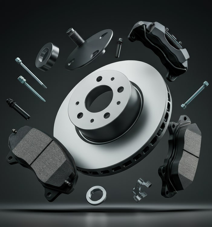 Reparația plăcuțelor și discurilor de frână ale camionului în Germania